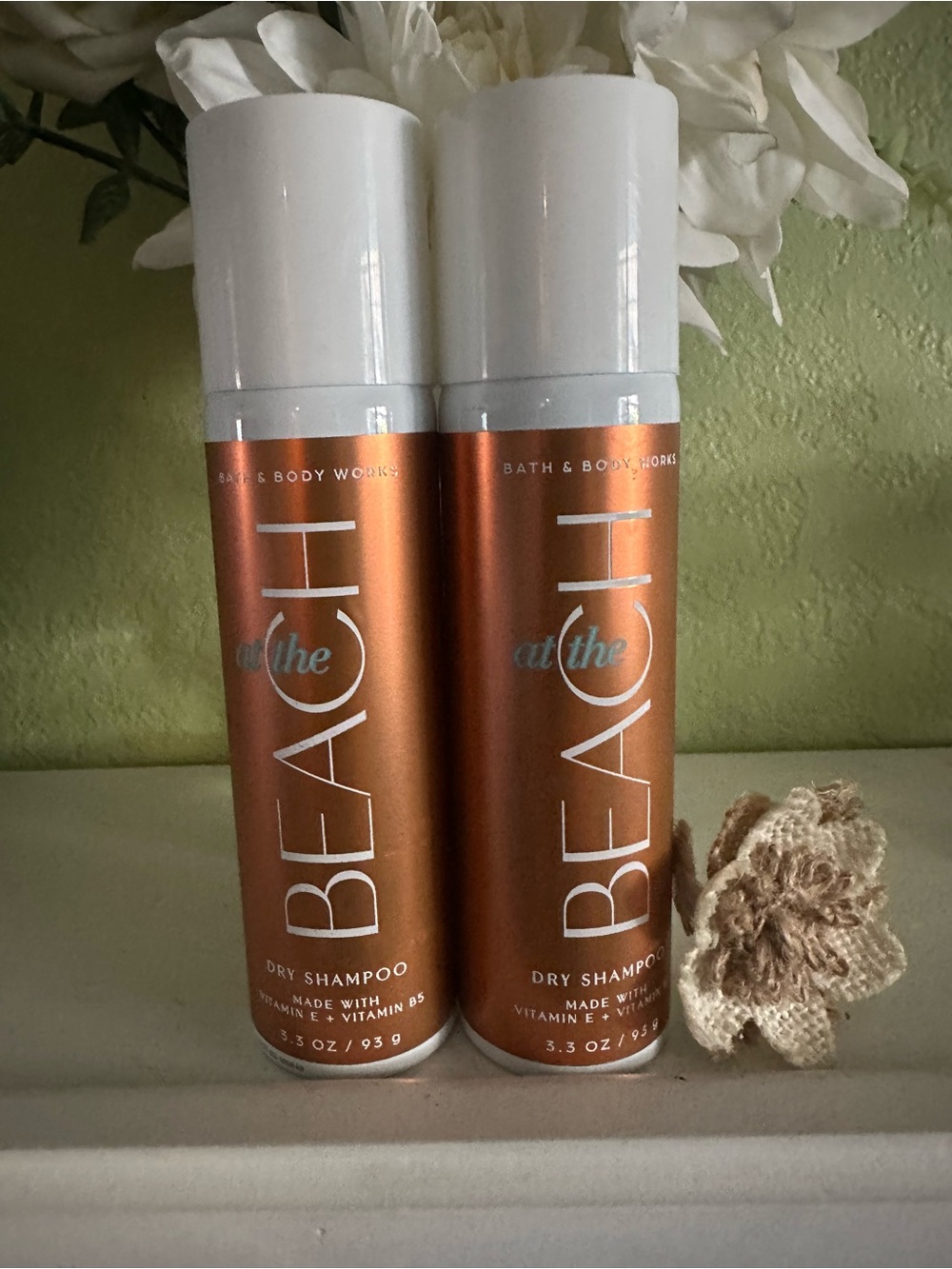 Bath & Body Works At The Beach Dry Shampoo - Copper/White X2
